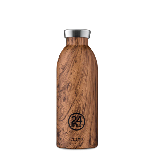 24Bottles Gourde Clima Bottle (500 ml) Sequoia Wood