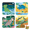 4 puzzles évolutifs - Dinosaures Janod