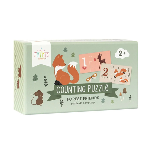 A Little Lovely Company Puzzle de comptage Forest Friends