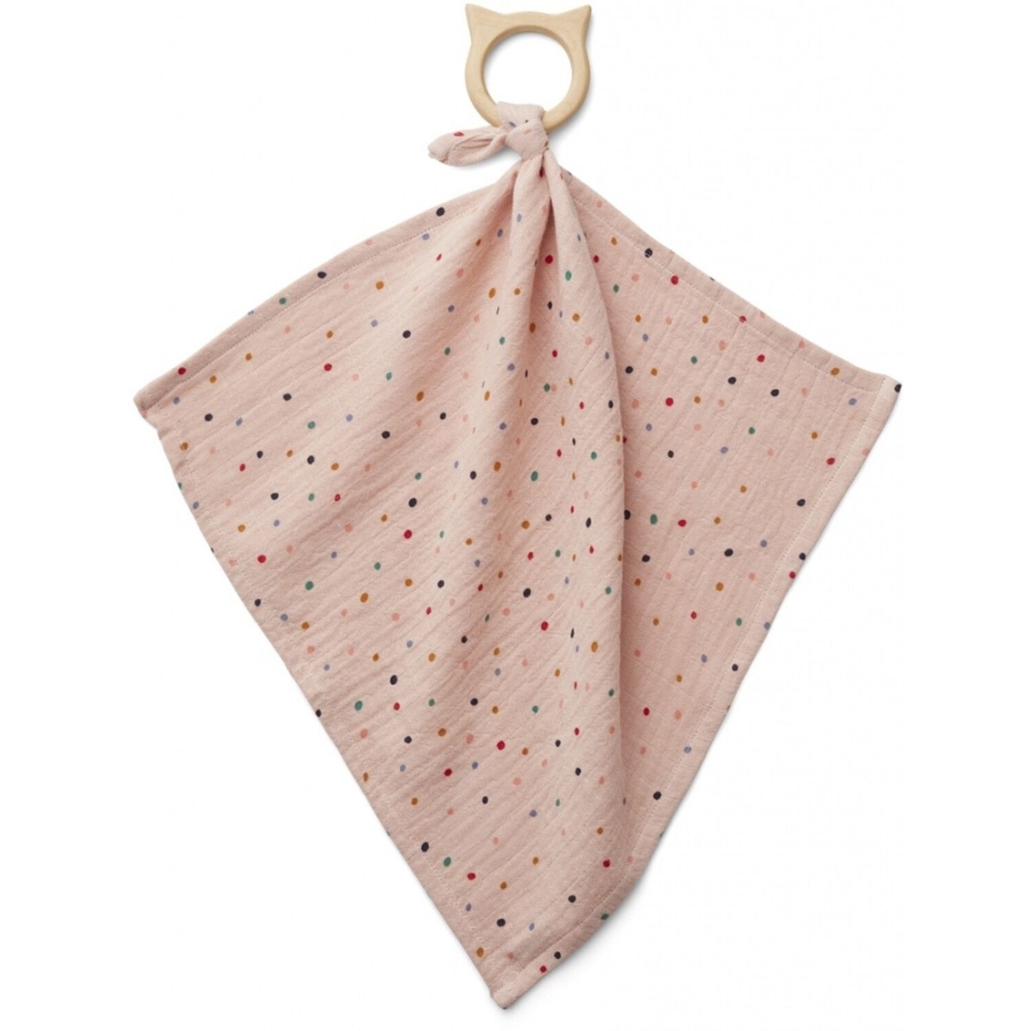 Anneau de Dentition et Doudou Lange Confetti Mix Liewood