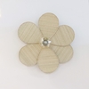 Applique Fleur Rafia WOOM