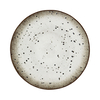 Assiette à déjeuner en grès Blanc Madam Stoltz