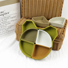 Assiette Compartimentée Albert Kaki Multi Mix ChoO