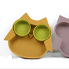 Assiette Compartimentée Hibou Elia Vert d'Eau ChoO