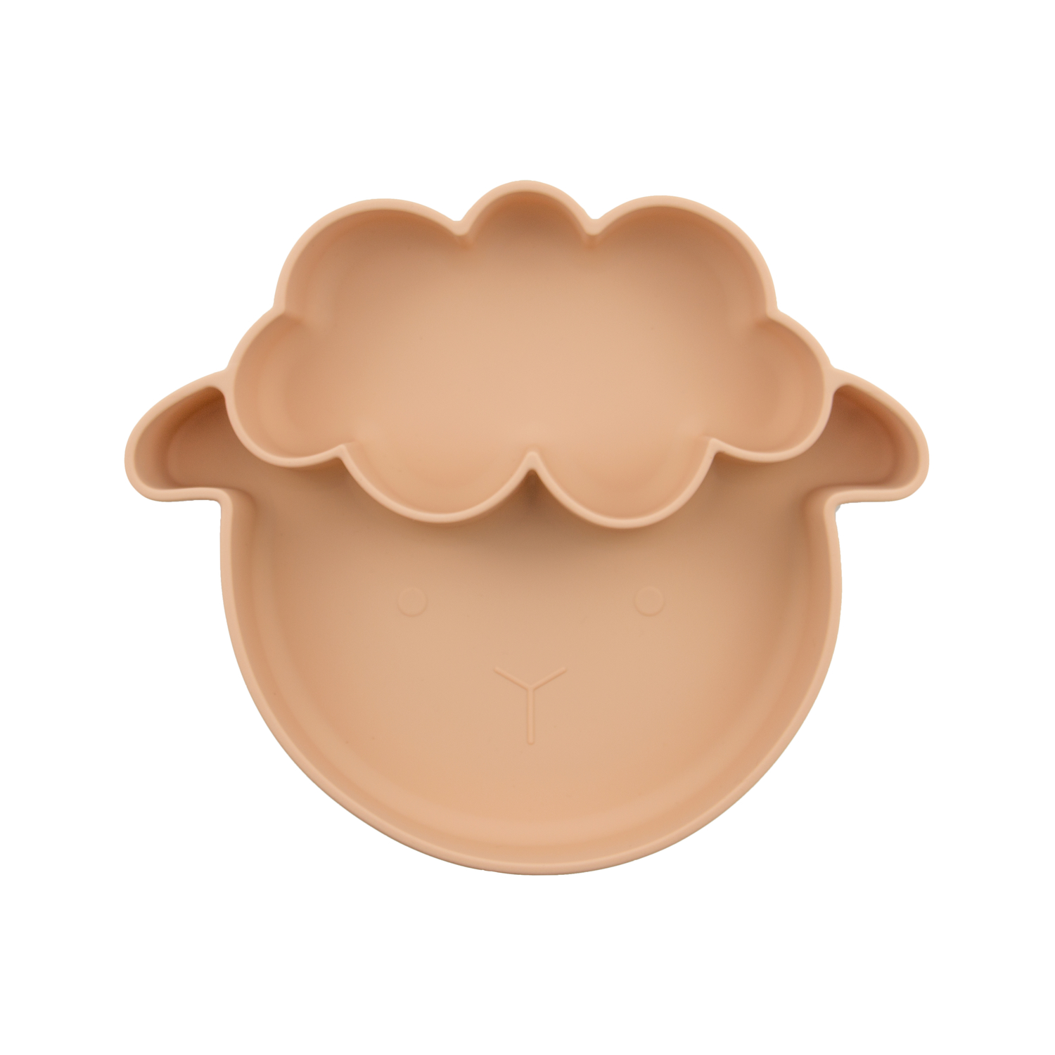 Assiette Compartimentée Mouton Abricot ChoO