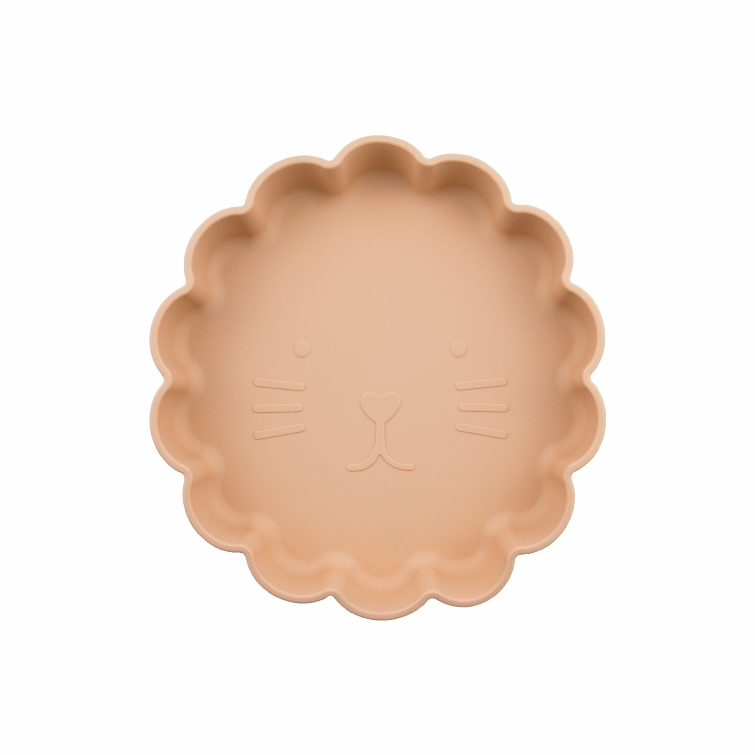 Assiette en Silicone Chat Cathy Abricot ChoO