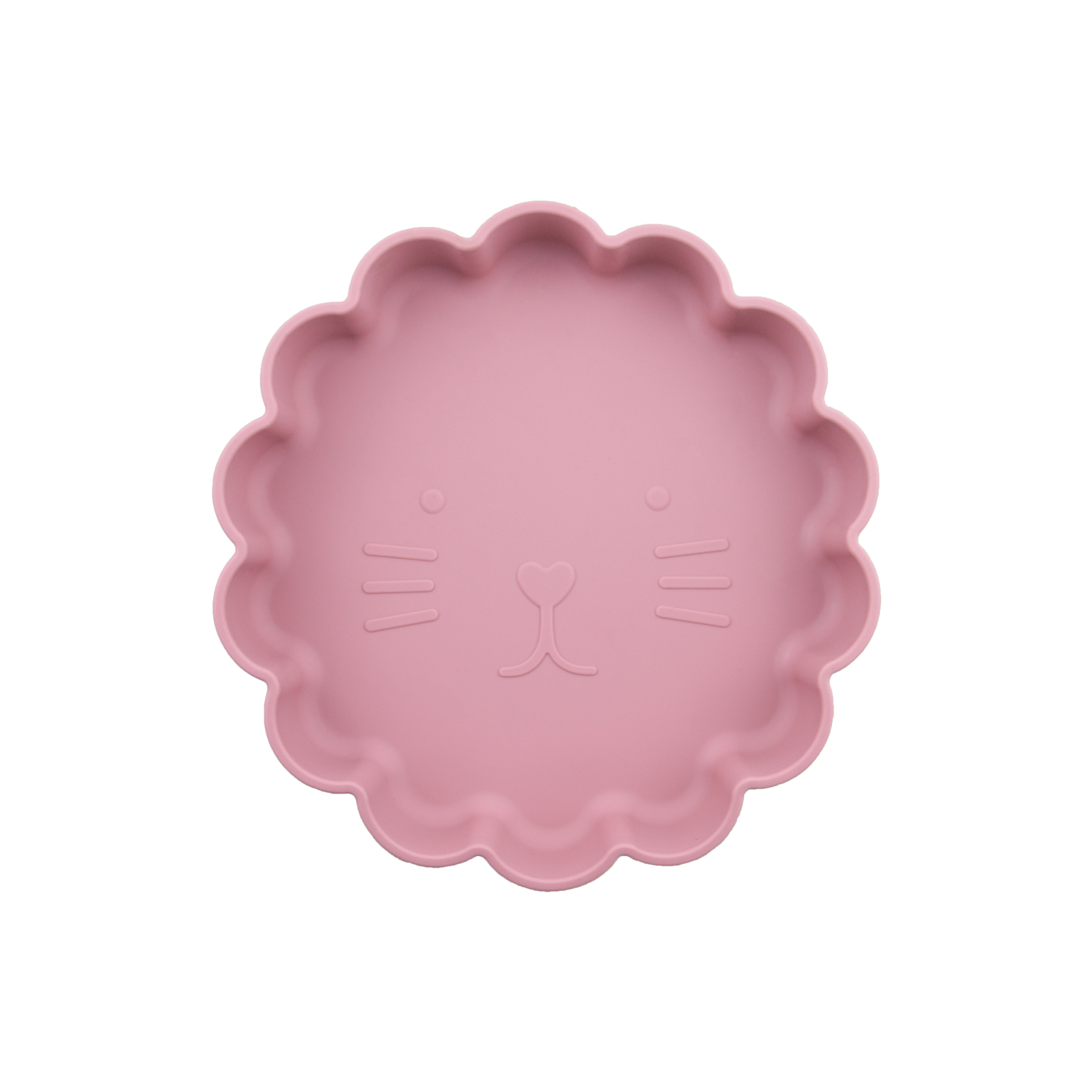 Assiette en Silicone Chat Cathy Rose Foncé ChoO