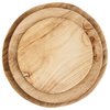 Assiettes Rondes en Bois Madam Stoltz