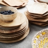 Assiettes Rondes en Bois Madam Stoltz