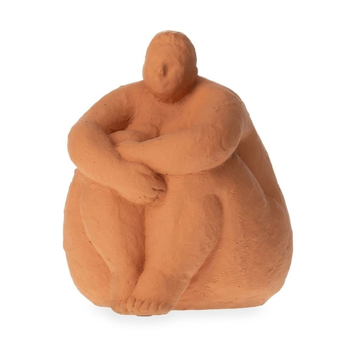 Athezza Statue Sumette Assise Terracotta