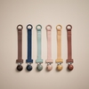Attache sucette en bois Chocolat Elodie Details