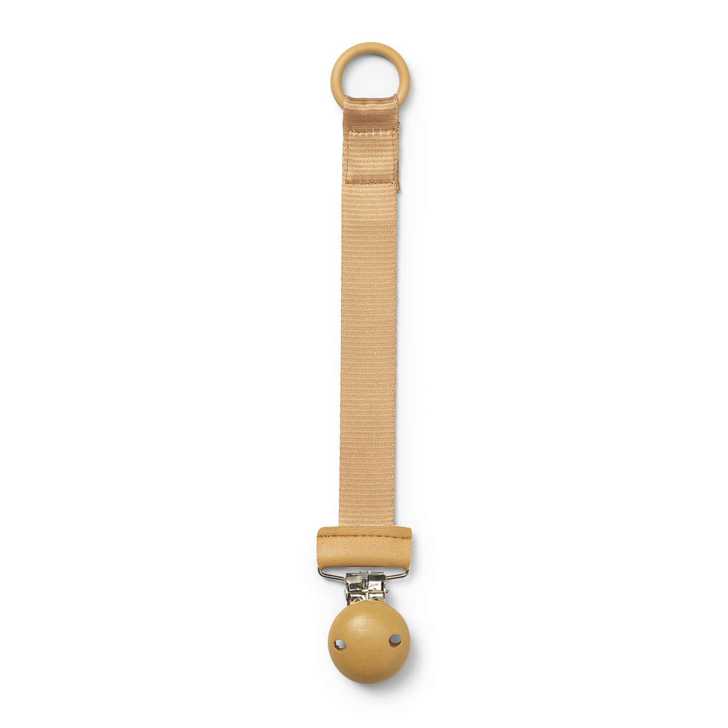 Attache sucette en bois Gold Elodie Details