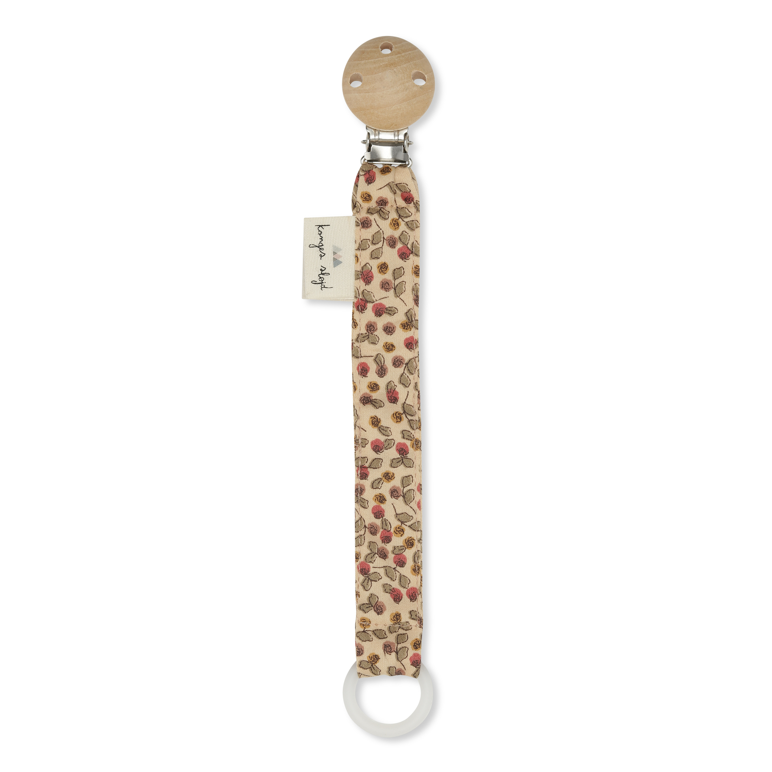 Attache Tétine Rosaraie Red Konges Slojd
