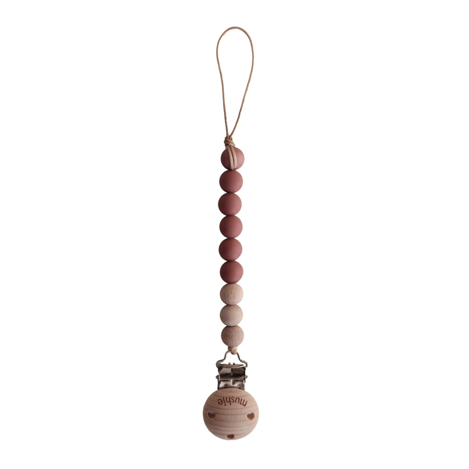 Attache Tétine Terracotta Mushie