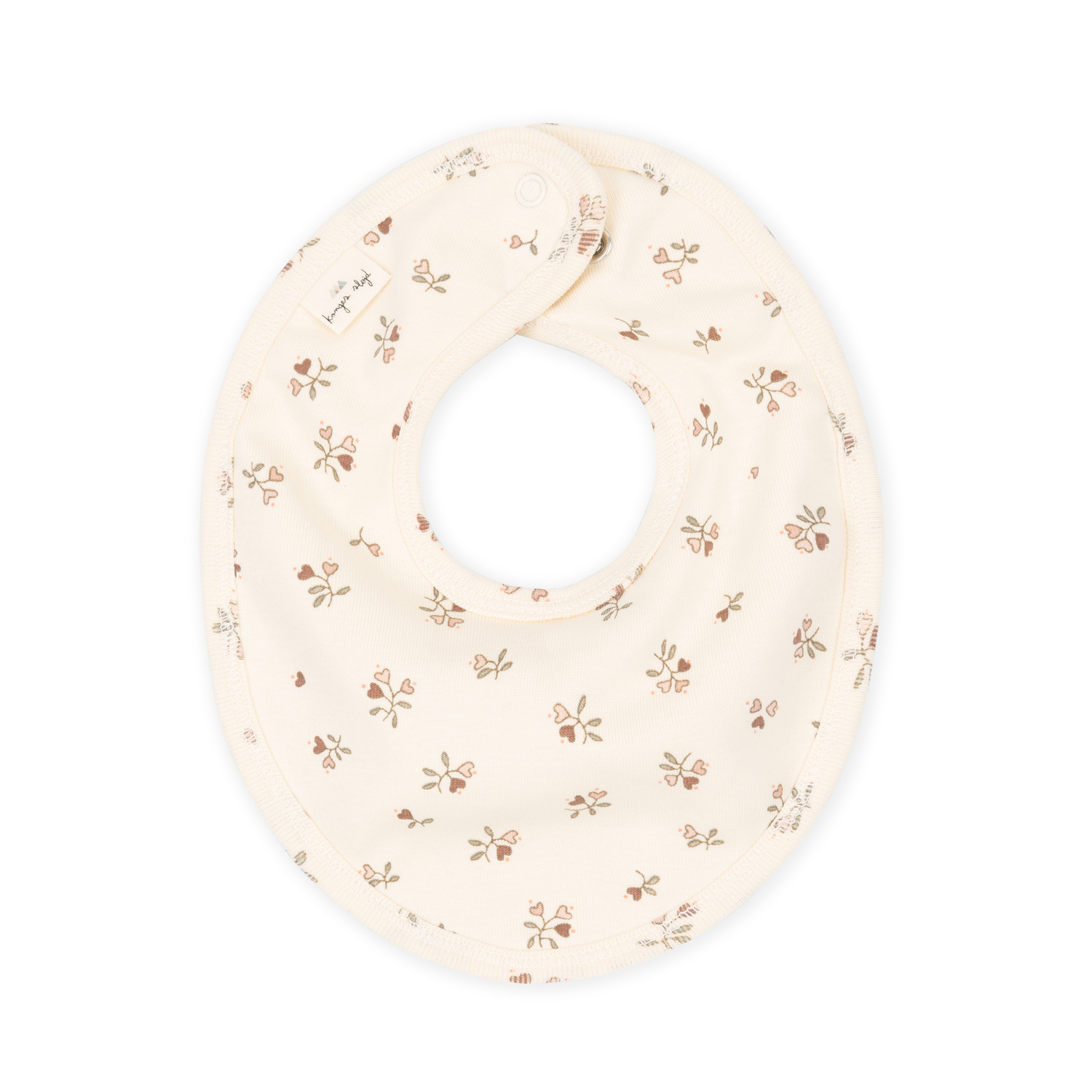Bavoir en Coton Petit Amour Rose Konges Slojd