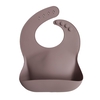 Bavoir en silicone Warm Taupe Mushie