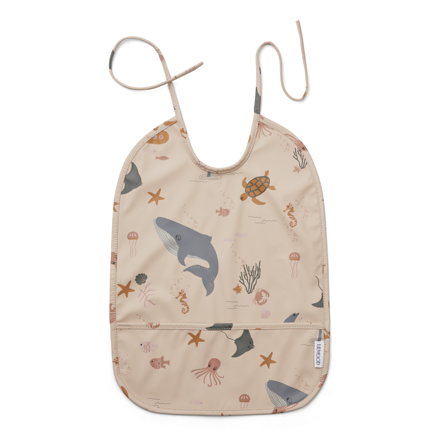 Bavoir Lai Sea Creature Rose Mix Liewood
