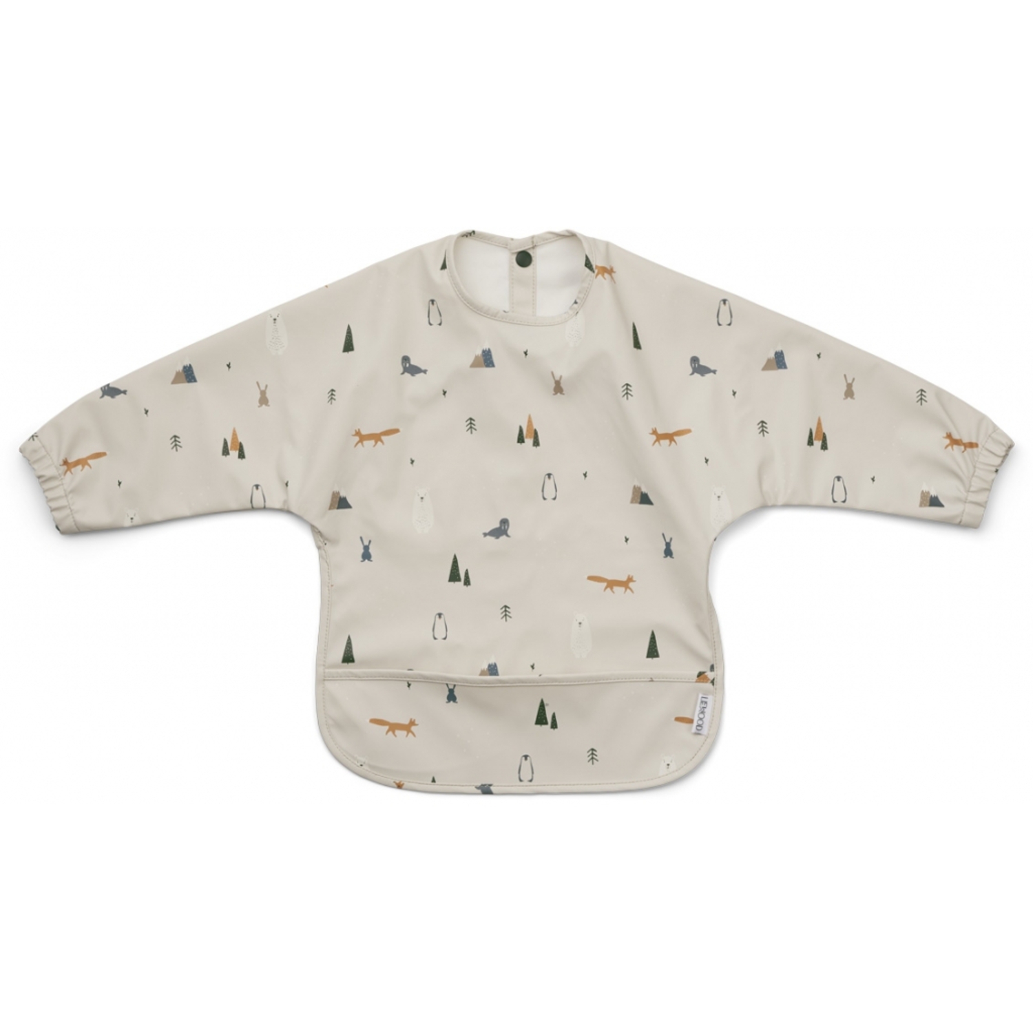 Bavoir Manches Longues Merle Arctic Mix Liewood