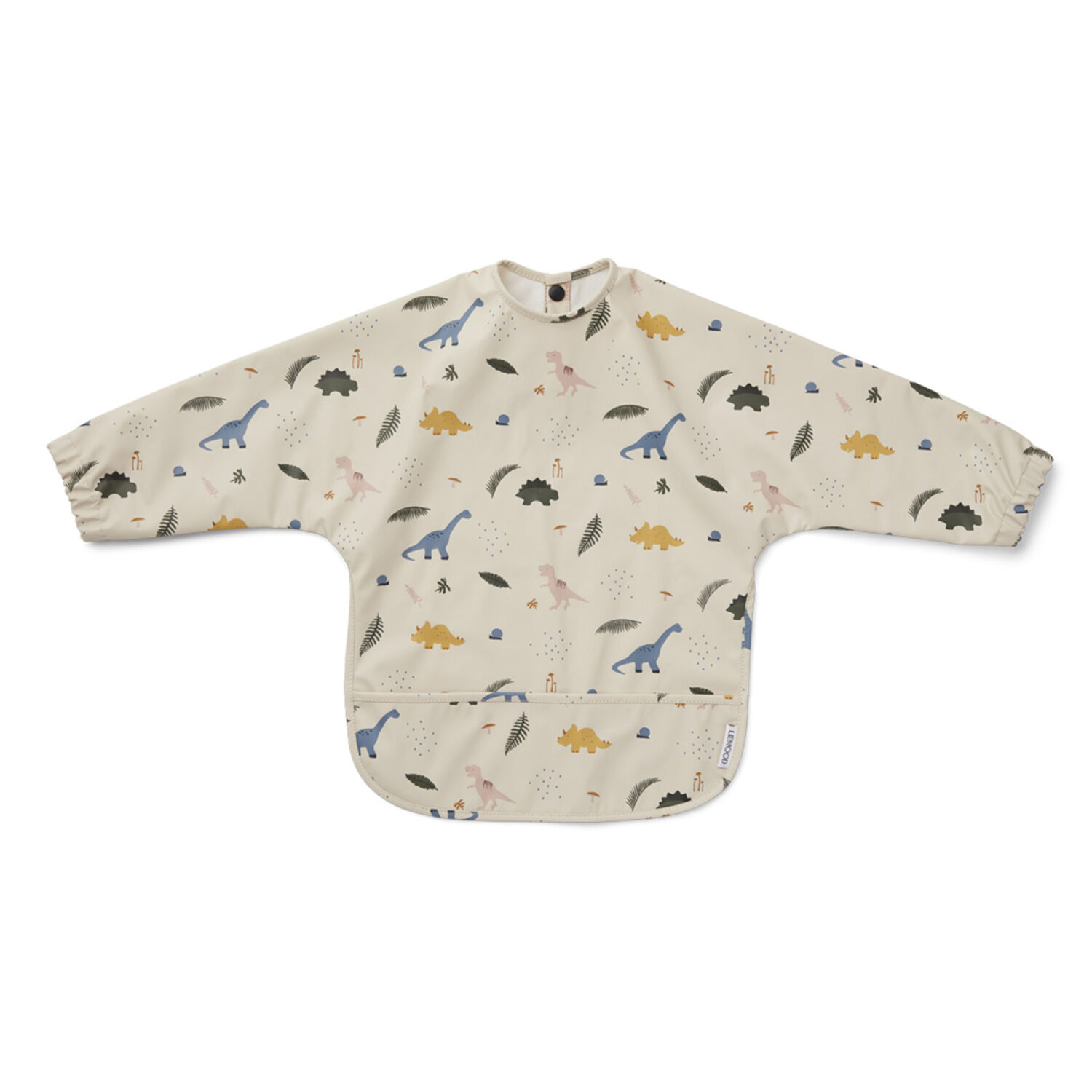 Bavoir Manches Longues Merle Dino Mix Liewood