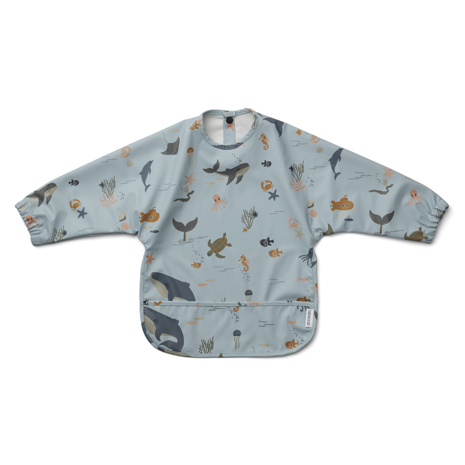 Bavoir Manches Longues Merle Sea Creature Mix Liewood