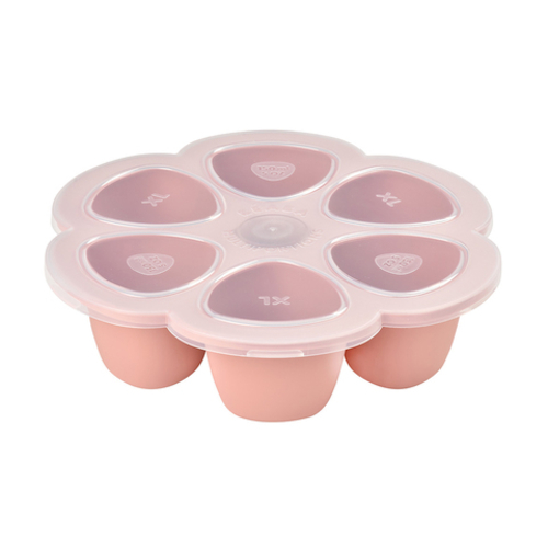 Beaba Moule Multiportions en silicone Rose
