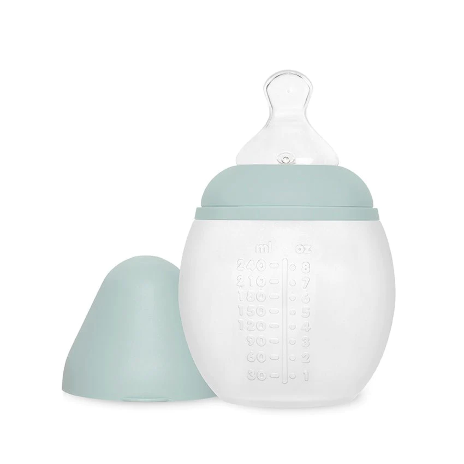 Biberon en silicone Ivy Green 240 ml Elhée