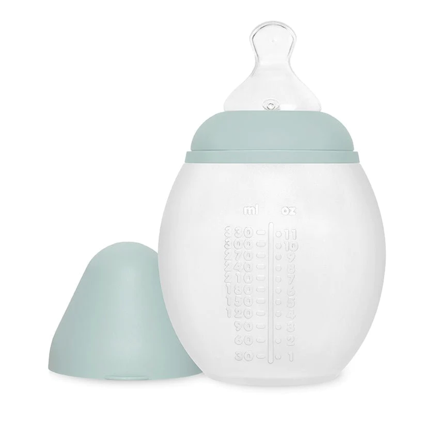 Biberon en silicone Ivy Green 330 ml Elhée