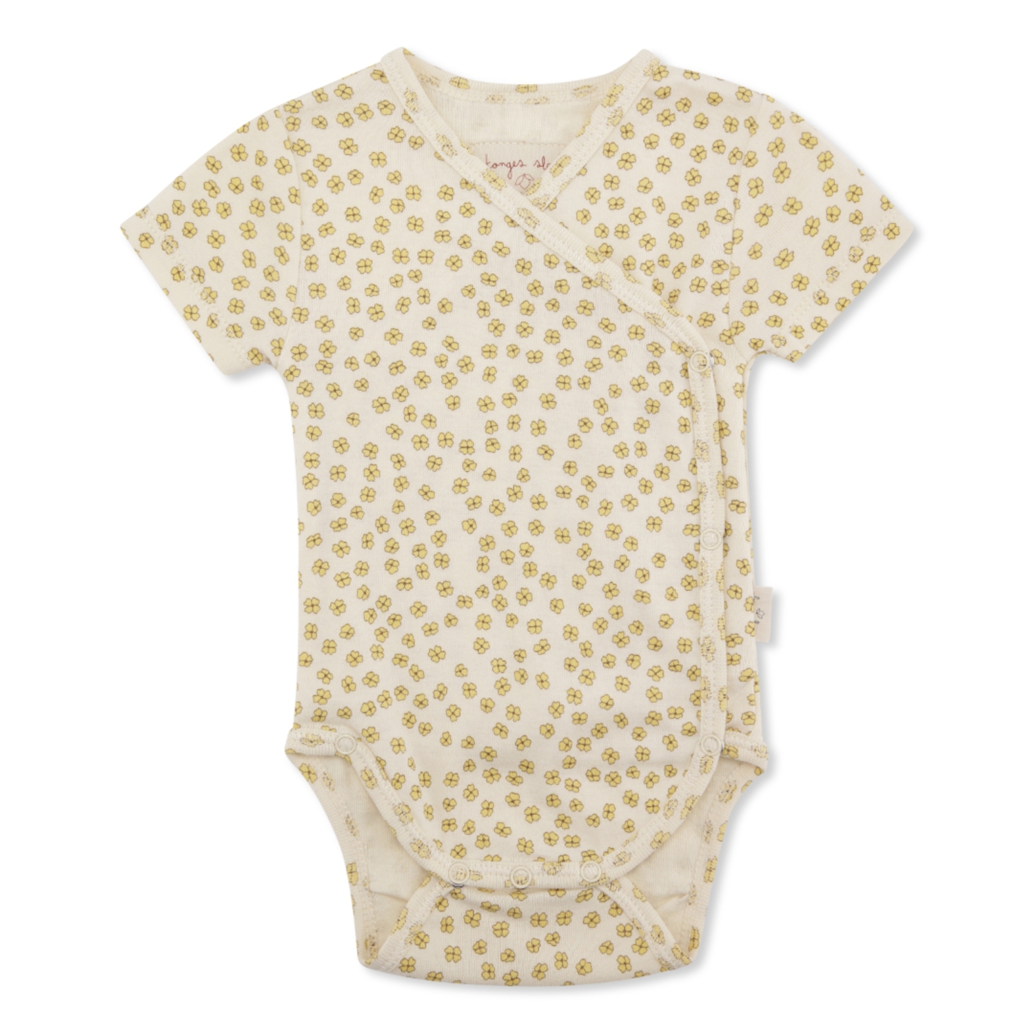 Body à Manches Courtes Buttercup Yellow (0-1 mois) Konges Slojd