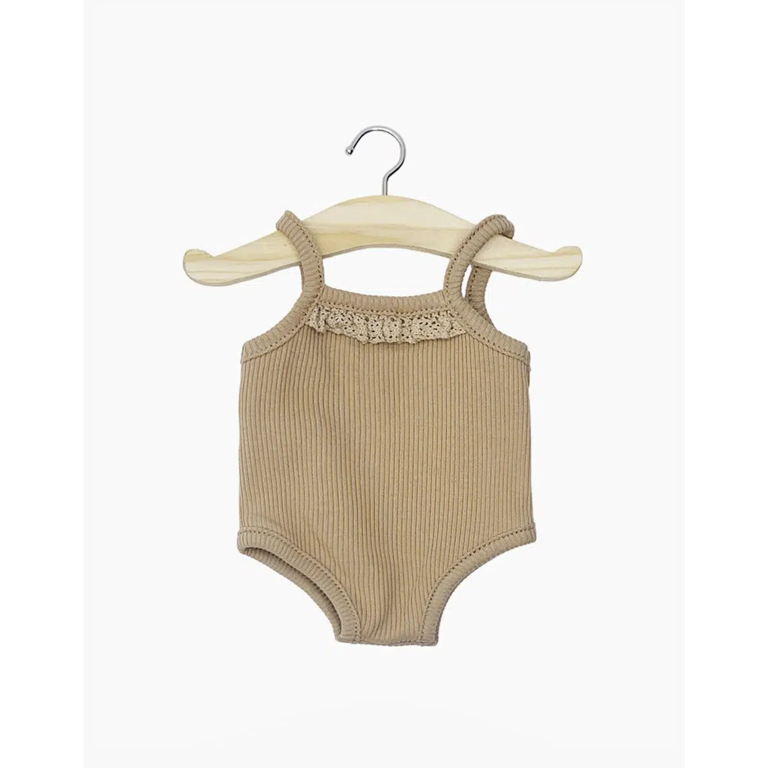 Body en maille côtelée Cacao Minikane