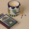 Boite d' Allumettes A Peacock Blue Paddywax