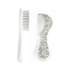 Brosse et Peigne Fleurs Gris Walking Mum - Pasito a Pasito