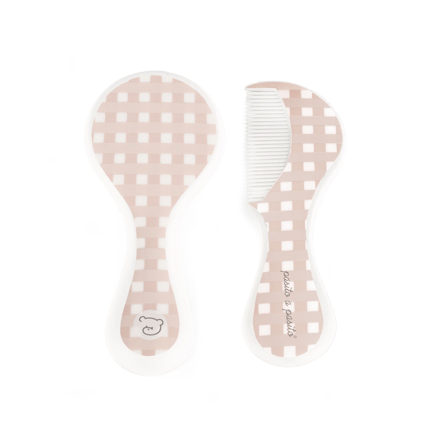 Brosse et Peigne Vichy Rose Walking Mum - Pasito a Pasito