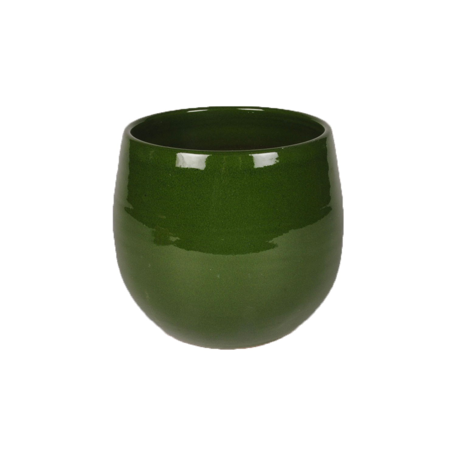 Cache Pot en céramique Vert Foncé Le Comptoir