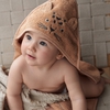 Cape de Bain Albert Léopard Abricot Liewood