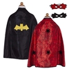Cape réversible Spider Batman 4/6 ans Great Pretenders