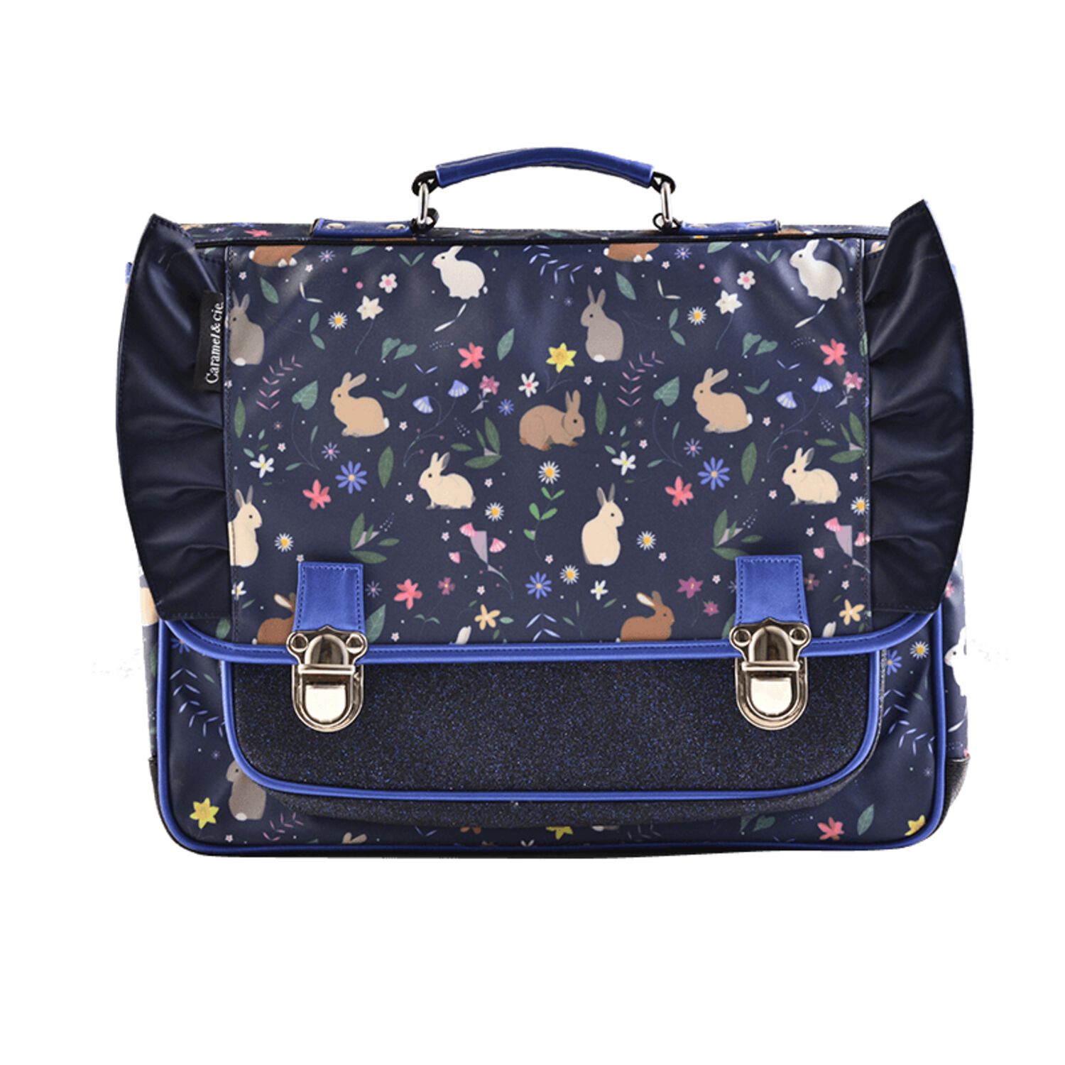 Cartable Lapin Bleus - Caramel et Compagnie Caramel et Compagnie
