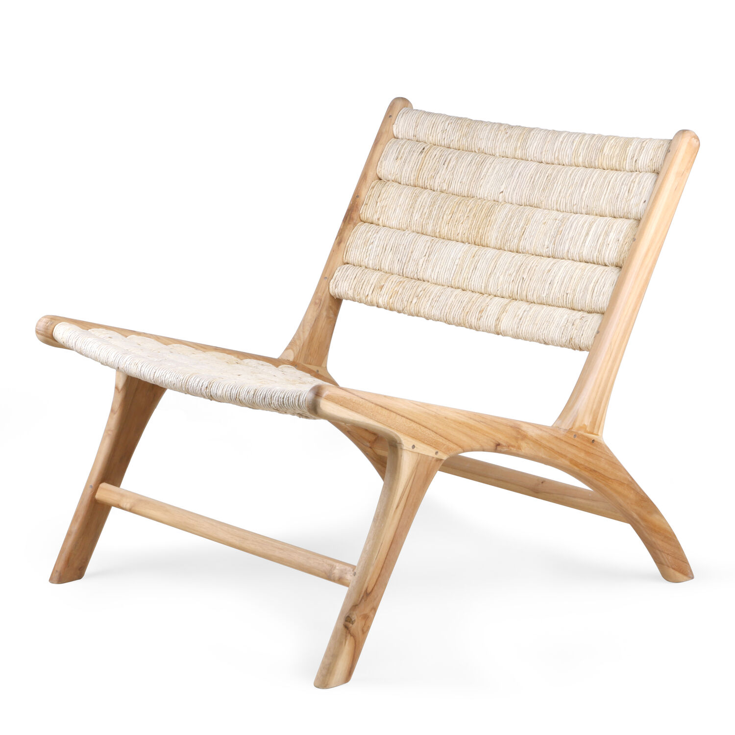 Chaise longue Abaca Teck HK Living