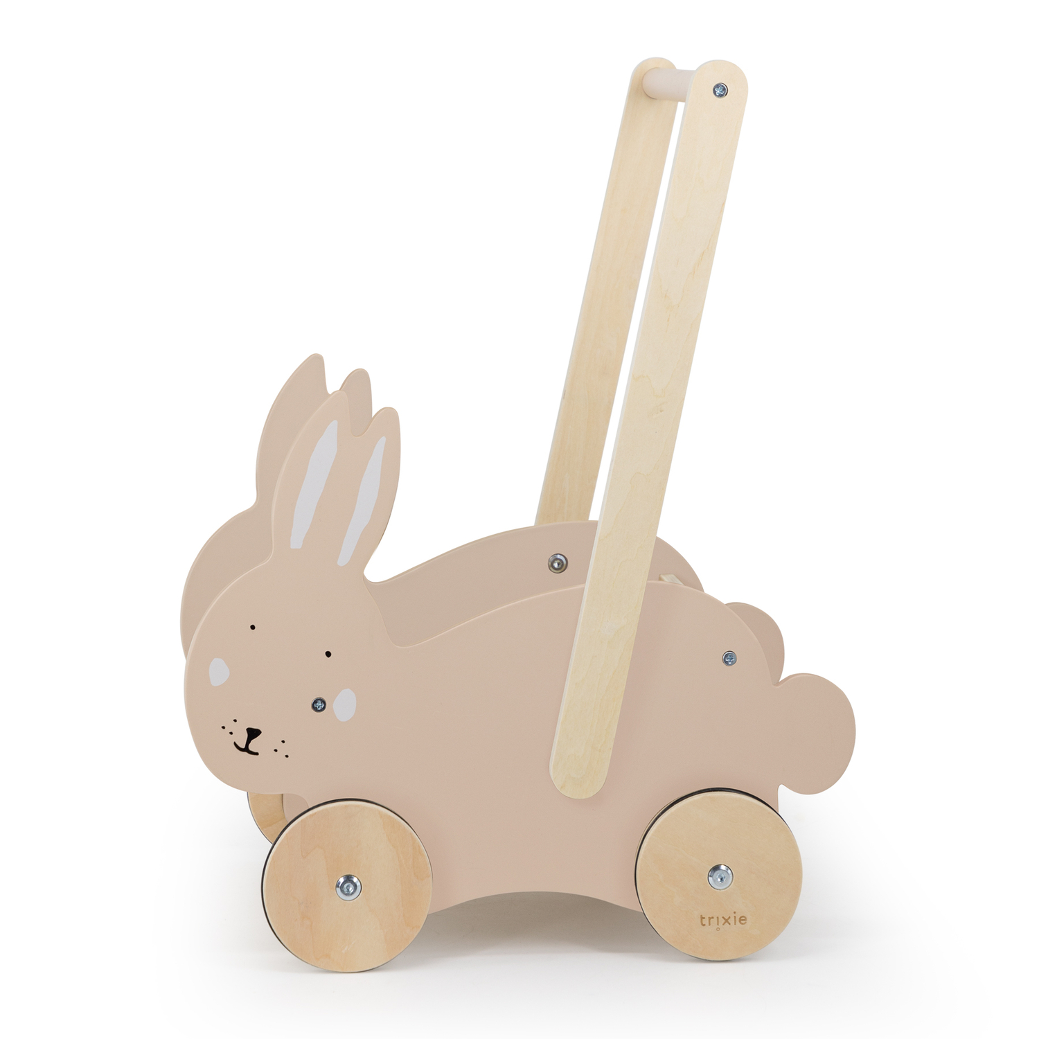 Chariot à pousser en bois Rabbit Trixie