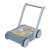 Chariot avec blocs en bois Little Dutch
