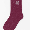Chaussettes à Paillettes Bad Girl 36-40 Violet WOOM