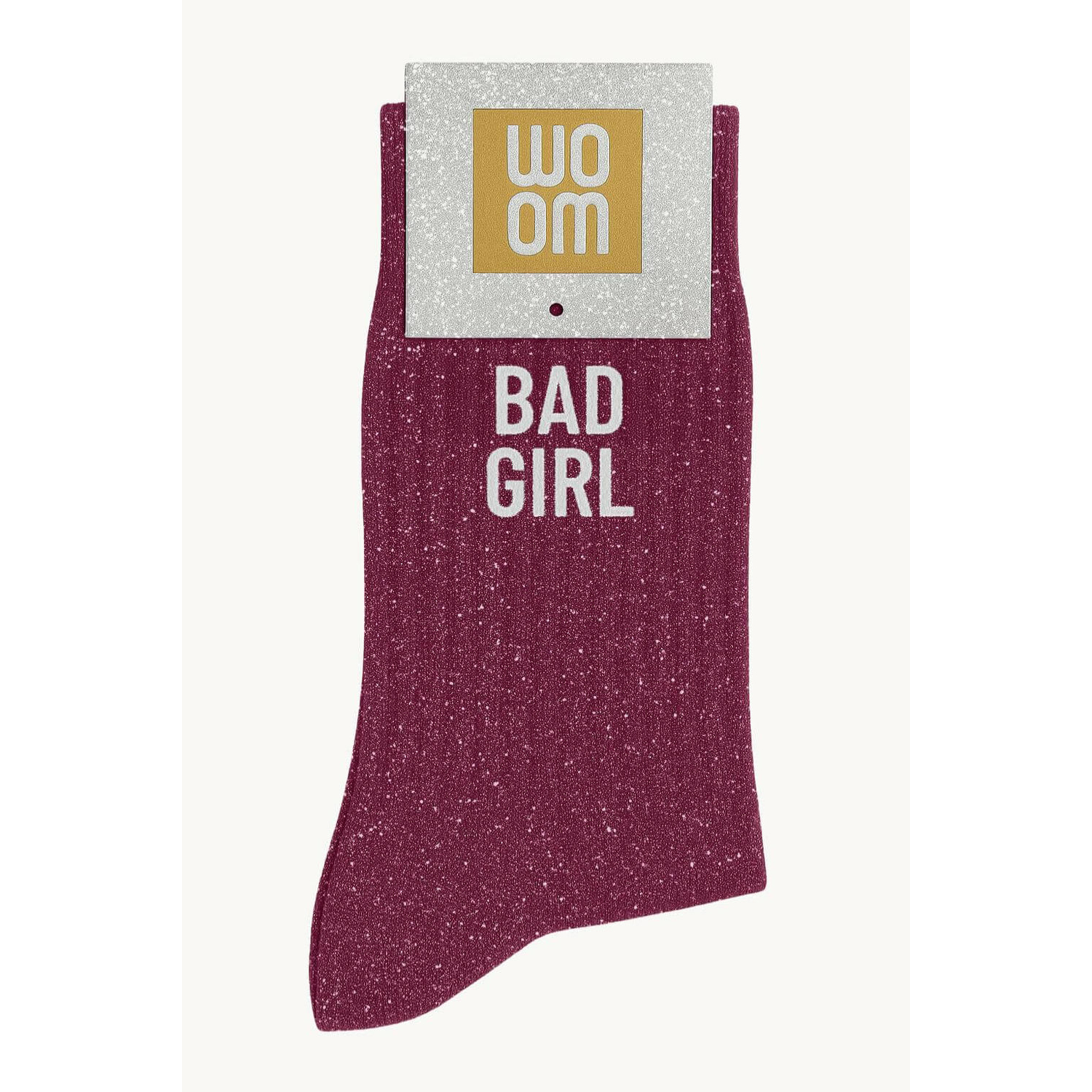 Chaussettes à Paillettes Bad Girl 36-40 Violet WOOM