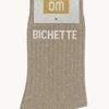 Chaussettes à Paillettes Bichette 36-40 Beige WOOM