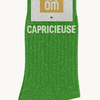 Chaussettes à Paillettes Capricieuse Forest Green WOOM