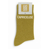 Chaussettes à Paillettes Capricieuse Moutarde WOOM