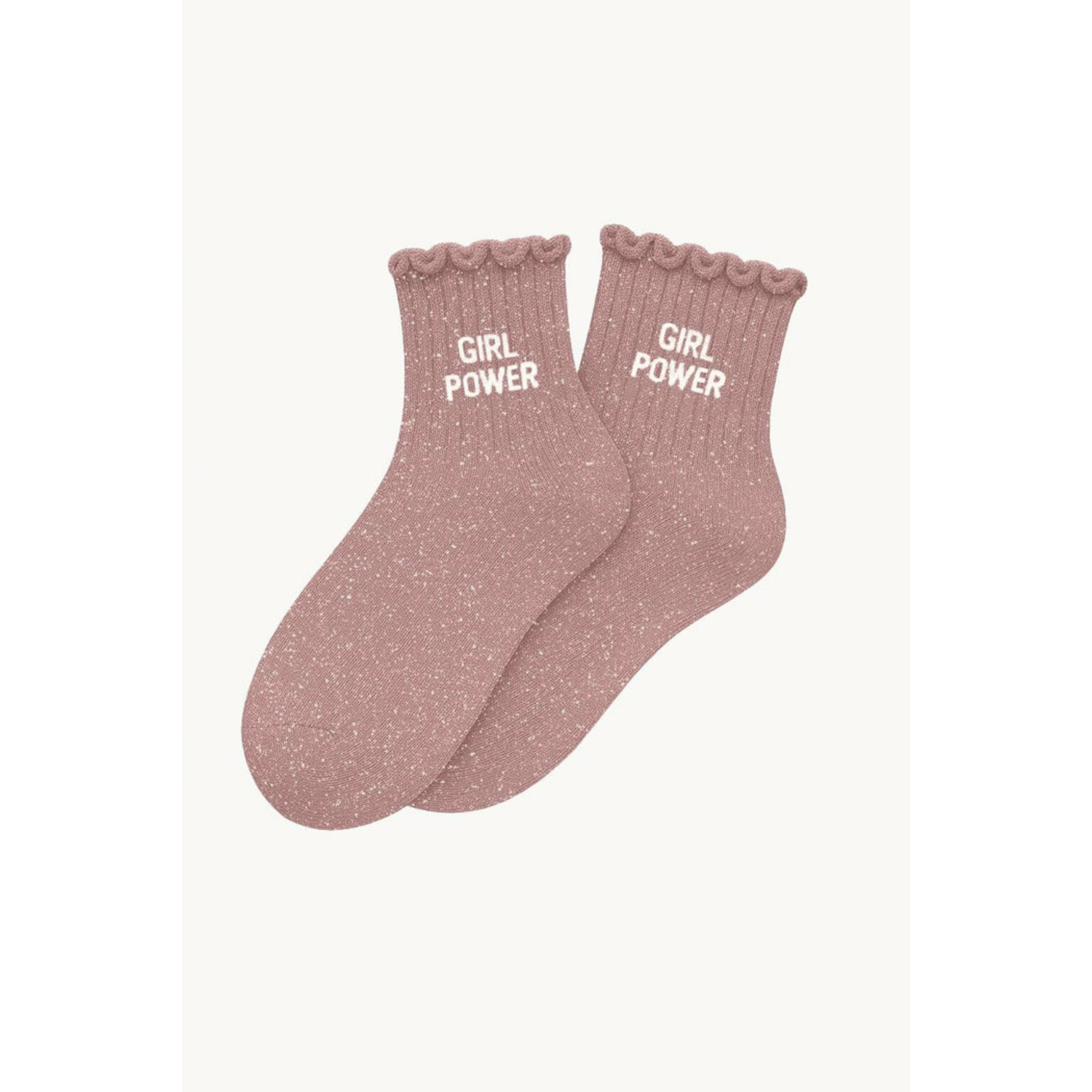 Chaussettes à Paillettes Enfant Girl Power 3-6 ans WOOM
