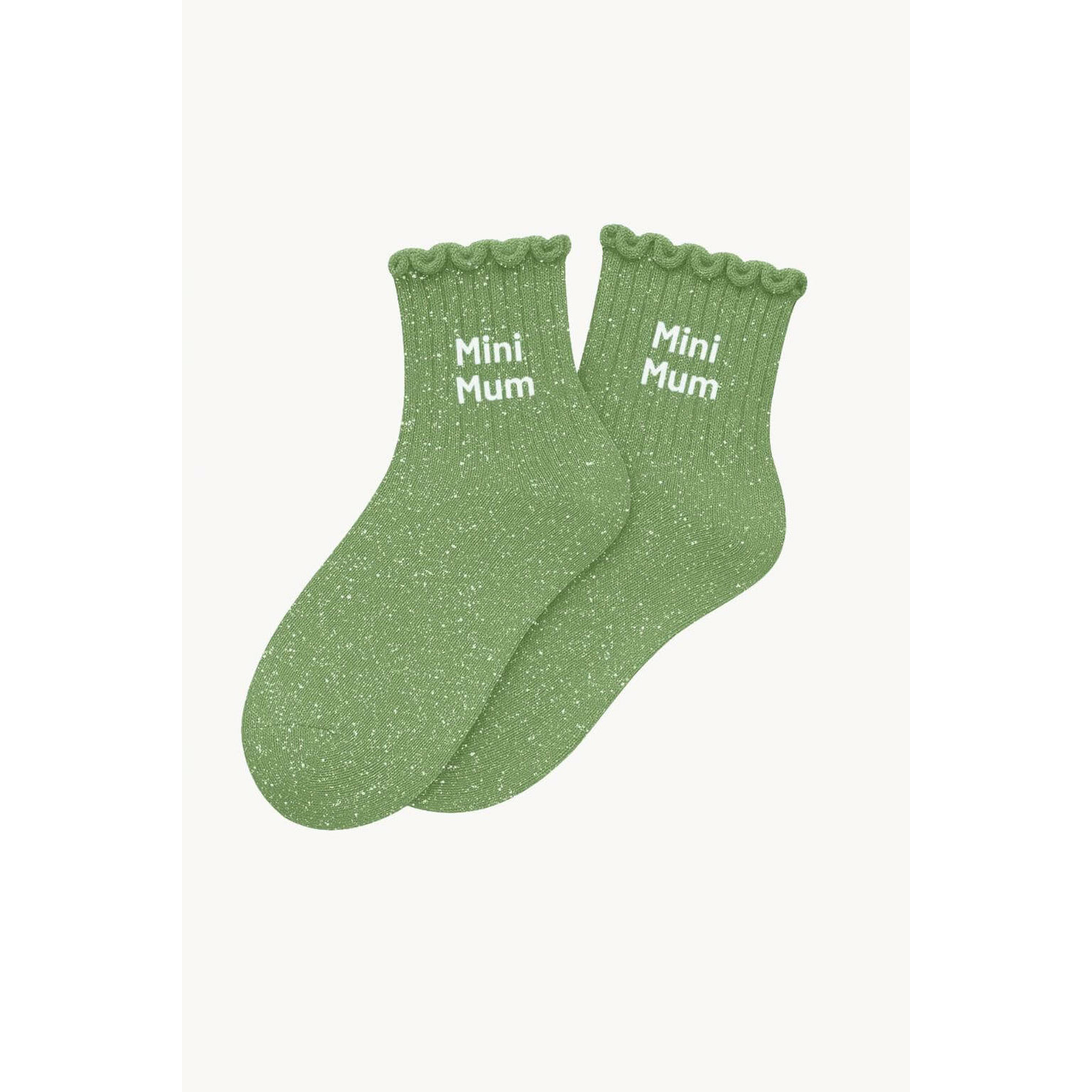 Chaussettes à Paillettes Enfant Mini Mum 3-6 ans WOOM