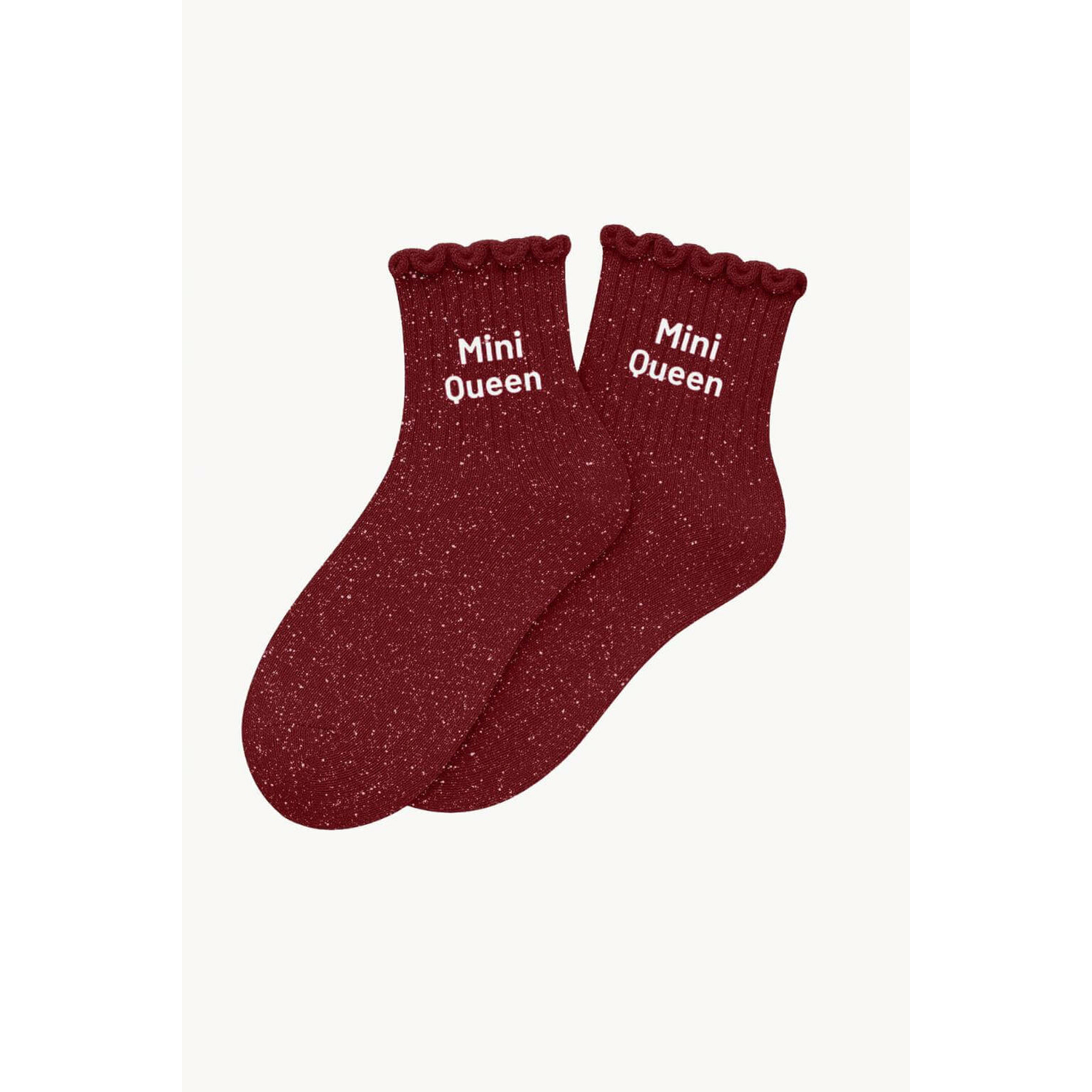 Chaussettes à Paillettes Enfant Mini Queen 3-6 ans WOOM