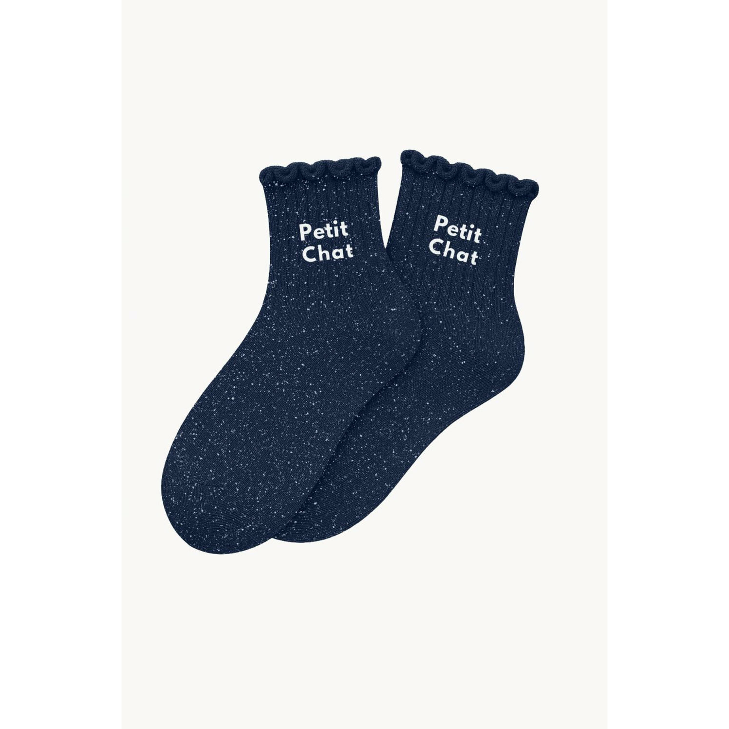 Chaussettes à Paillettes Enfant Petit Chat 3-6 ans WOOM