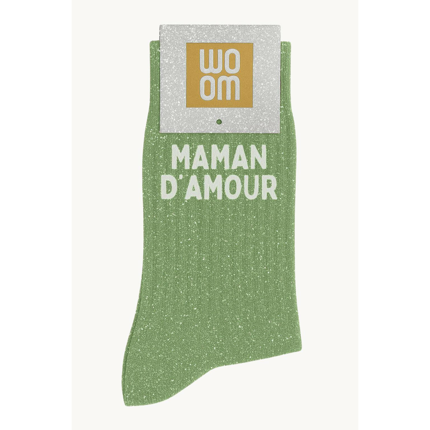 Chaussettes à paillettes Maman d'Amour 36-40 WOOM