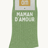 Chaussettes à paillettes Maman d'Amour 36-40 WOOM